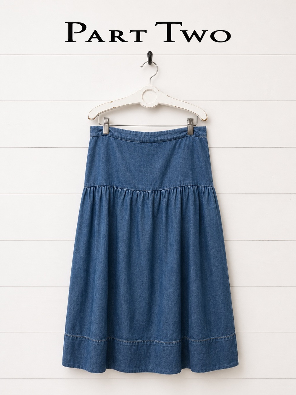 Part Two Jupe Midi Denim Léger – Taille 44